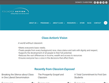 Tablet Screenshot of classism.org